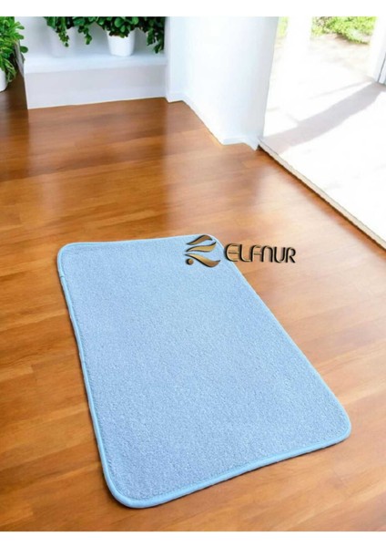 Mavi 40X60 cm Şık Banyo Paspası Kaymaz Tabanlı Su Emici Kare fiyatları