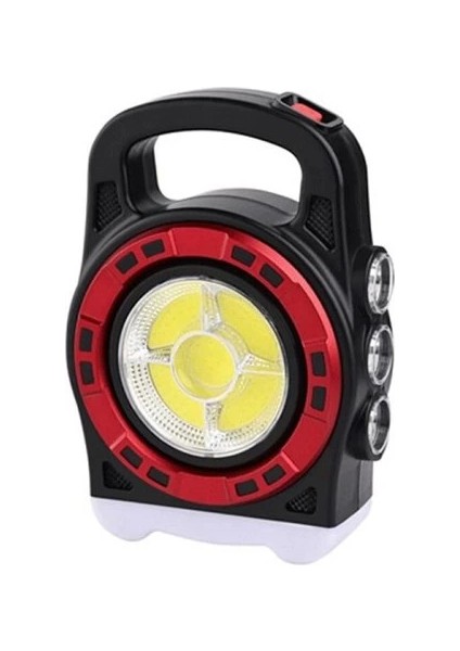 P-6678C Dış Mekan Solar Şarj Işığı Çok Fonksiyonlu Projektör Hazine Güçlü Işık El Feneri - Lisinya fiyatları