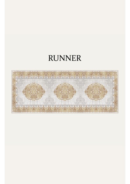 Yıkanabilir Kaymaz Taban Göbek Desenli Salon ve Mutfak Halısı Yolluk fırsatları