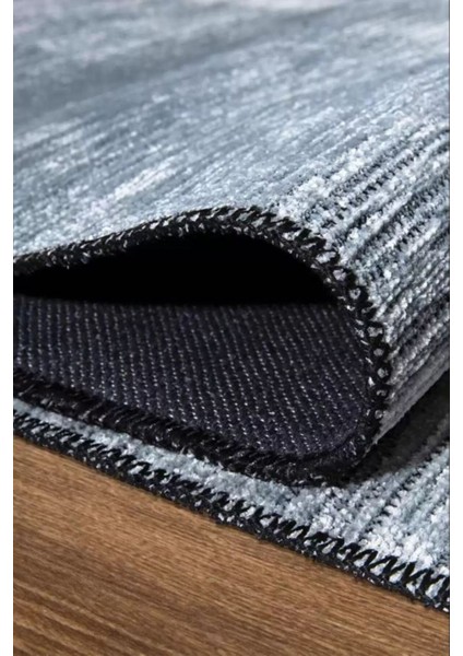 Yıkanabilir, Leke Tutmaz, Antialerjik, Kaydırmaz Dokuma Halı Kilim Antrasit