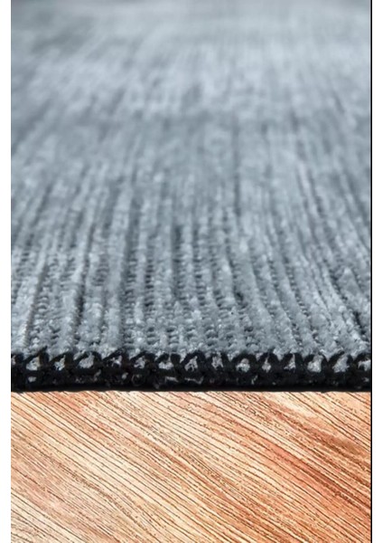 Yıkanabilir, Leke Tutmaz, Antialerjik, Kaydırmaz Dokuma Halı Kilim Antrasit fırsatları