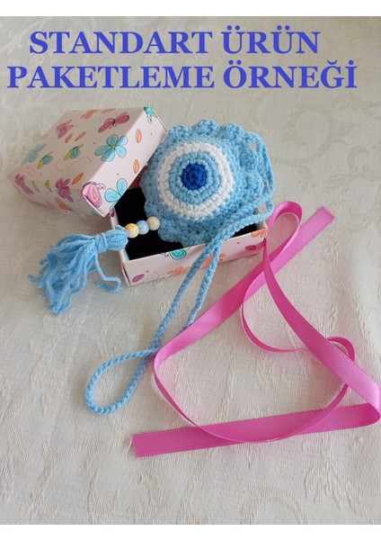 Bebek Amigurumi % 100 El Örgüsü Beşik ve Puset Nazar Boncuğu indirimleri