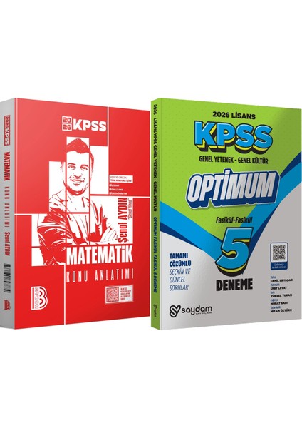 2026 Kpss Matematik Konu Anlatımı - Lisans Optimum 5 Deneme