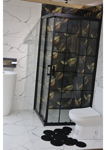 Renkli ve Şık Banyo Klozet Önü Paspası, Modern ve Kullanışlı Tasarım.