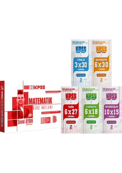 2026 Kpss Matematik Ders Notları - 5 Ders 31 Deneme