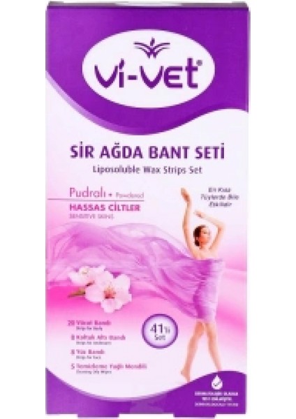 41 Parça Pudralı Sir Ağda Bant Set (4887)