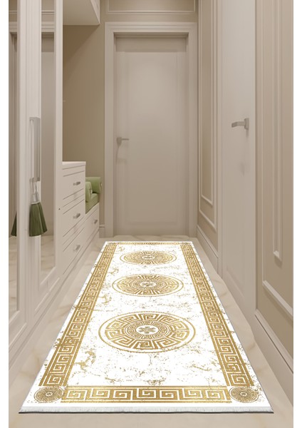 Yolluk Halı Kaymaz Taban, Makinede Yıkanabilir, Şık ve Dayanıklı Tasarım