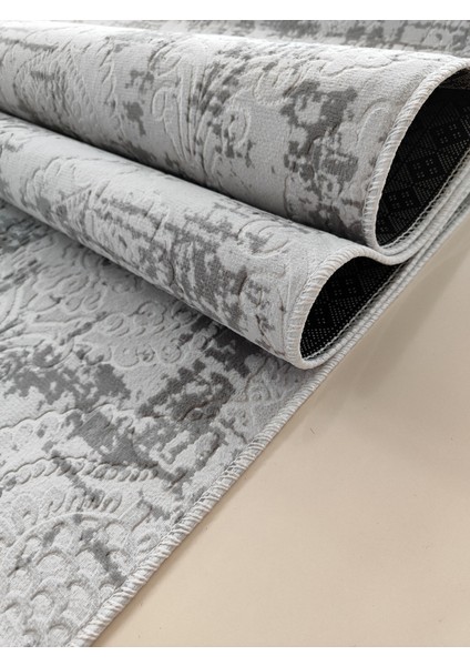 Kaymaz Taban Halı Yolluk, Antre, Mutfak, Yatak Odası, Kabartmalı, Şık, Gri modelleri