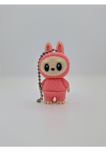 Maxipop Koleksiyonluk Mini Labubu Figür Anahtarlık – Pembe Kapüşonlu fiyatları