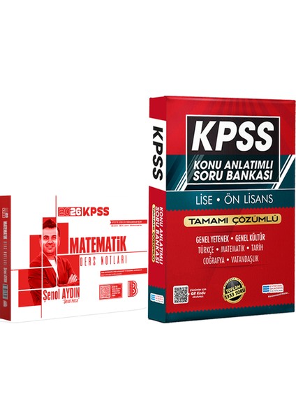 2026 Kpss Matematik Ders Notları - Lise Önlisans Konu Ant. Soru