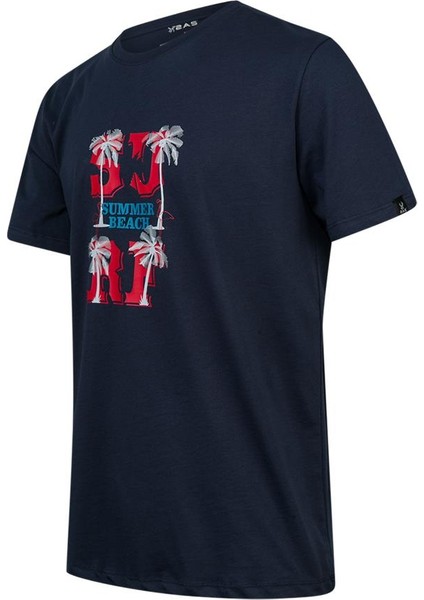 Alex Baskılı Erkek Sıfır Yaka T-Shirt 047