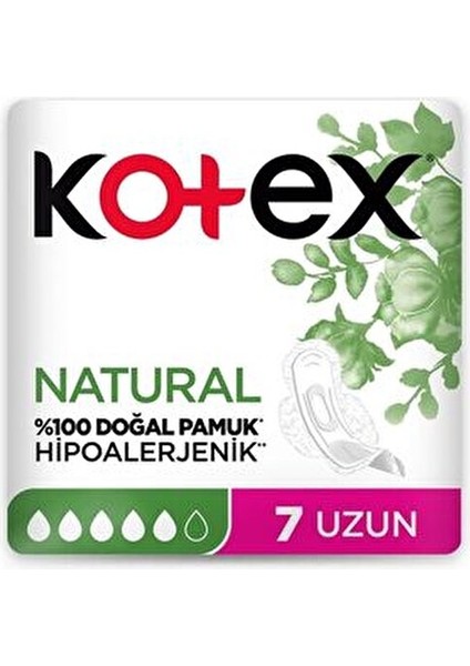 Natural 7 Uzun Ped Hipoalerjenik ve Doğal Pamukla Gün Boyu Konfor Sağlar fiyatları