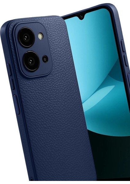 Xiaomi Redmi 15C Uyumlu Deri Dokulu Yumuşak Silikon Telefon Kılıfı Kapak modelleri