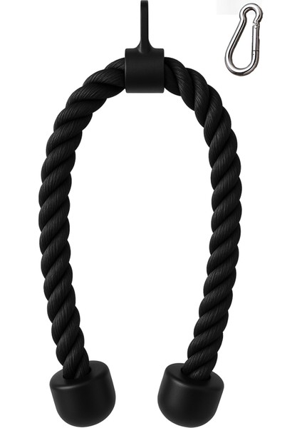 100 Cm 28mm Kalın Profesyonel Triceps Halatı - Rope Pushdown - Cable Egzersiz Aparatı