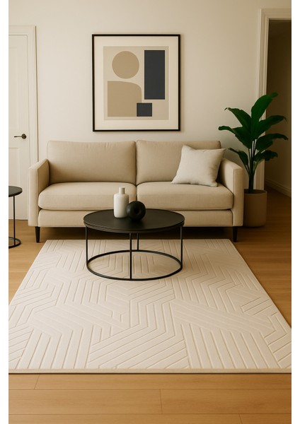 Modern Oval Dekoratif Halı, Kaymaz Taban, Yıkanabilir, Salon ve Koridor Kullanımı indirimleri