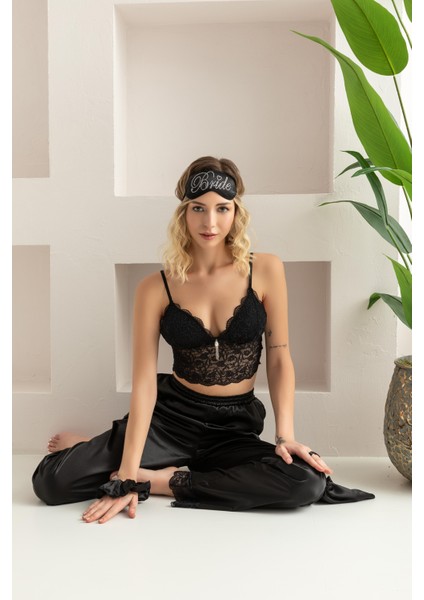 10 Parça Gelin Seti Siyah (TRK312245)