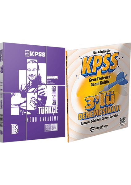 2026 Kpss Türkçe Konu Anlatımı - 3 Deneme