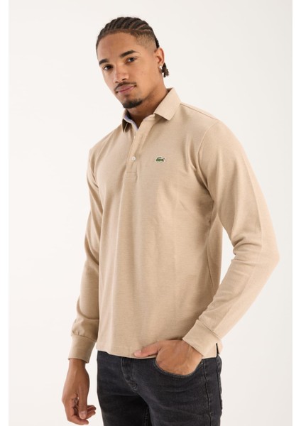 Polo Bej Uzun Kol Regular Fit modelleri