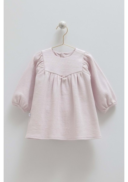 Love Feel Balon Kollu Elbise - Caramell - ELB1998 - Lila - 6 - 9 Ay - ELB1998-LILA-6 - 9 Ay Lila