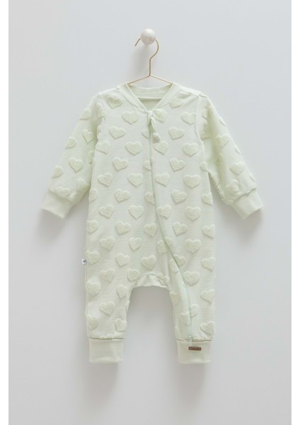 Cute Dreams Kalp Detaylı Uyku Tulumu - Tog 1.0 - Caramell - UTU1902 - Yeşil - 9 - 12 Ay - UTK1902-YEŞIL-9 - 12 Ay Yeşil
