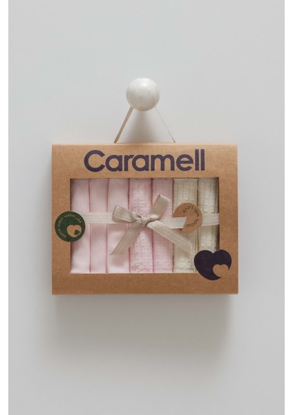 Soft Color 7li Bebe Mendili - Caramell - MND1597 - Pembe - St - MND1597-PEMBE-ST Pembe