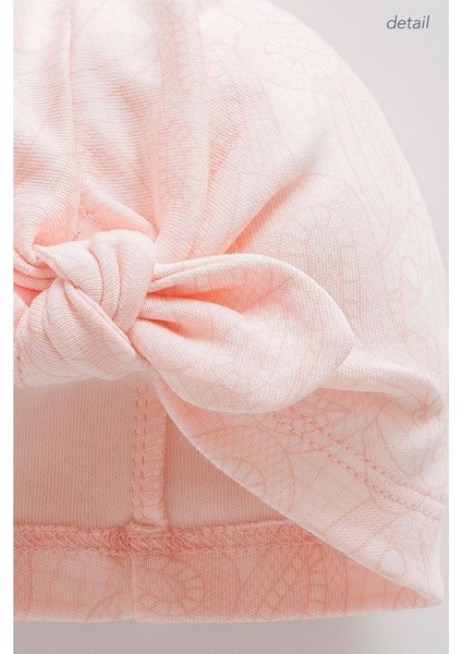 Tıny Lace Fiyonklu Bone - Caramell - SPK1892 - Pembe - 1 - 3 Ay - SPK1892-PEMBE-1 - 3 Ay Pembe fiyatları