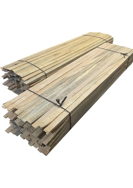 2X2X100 cm Ahşap Çıta Fidan - Fide Destek Çıtası - Çubuğu 100 Adet