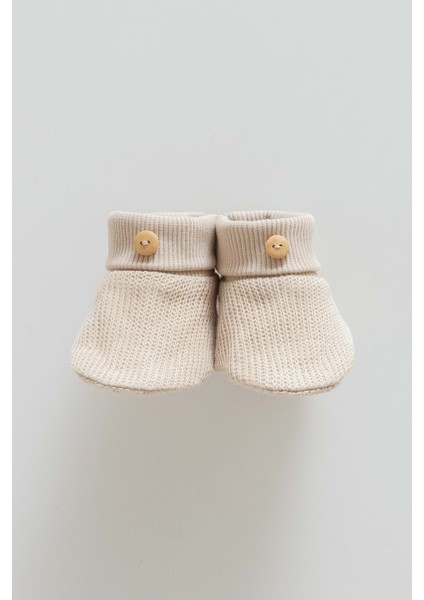 Soft Style Boy Triko Patik - Caramell - PTE2063 - Taş - 0 - 1 Ay0 - 1 Ay - PTE2063-T-0 - 1 Ay0 - 1 Ay Taş