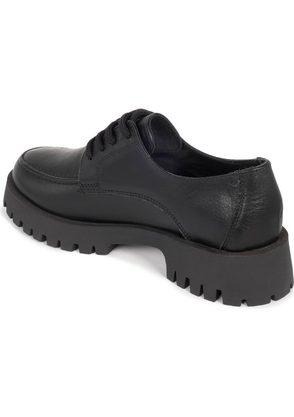 Siyah Deri Loafer Kadın Ayakkabı fiyatları
