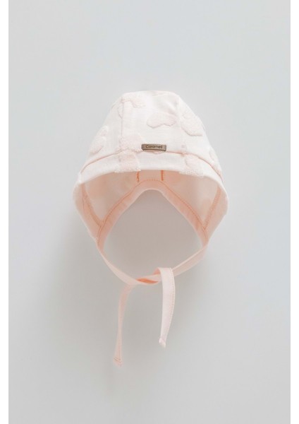 Cute Dream Gırls Bağcıklı Şapka - Caramell - SPK2014 - Pembe - 0 - 1 Ay0 - 1 Ay - SPK2014-P-0 - 1 Ay0 - 1 Ay Pembe