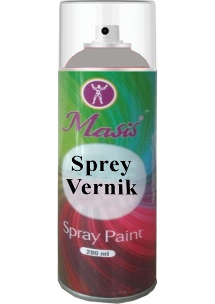Vernik Sprey 200 ml 1 Adet Akrilik Vernik Kalıcı Şeffaf Koruma Iç ve Dış Mekan Çizilmeye Karşı Dayanıklı Kalıcı