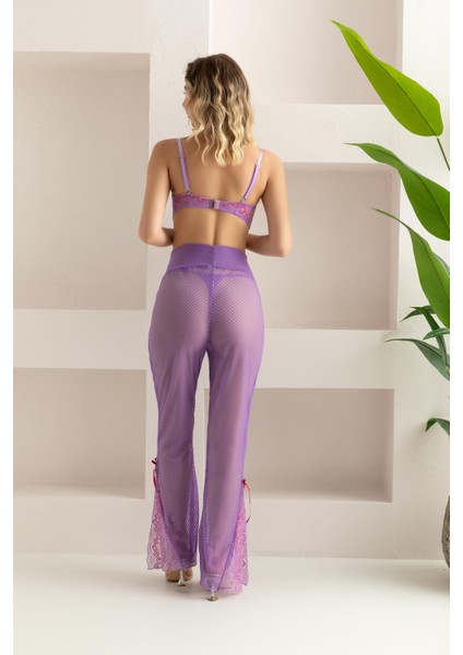 Bralet, Pantolon, String Takım Lila (32106) modelleri