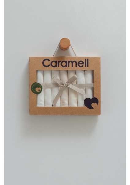 Cute Bear 7li Bebe Mendili - Caramell - MND1471 - Ekru - St - MND1571-EKRU-ST Ekru