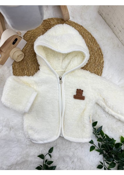 Unisex Model Bebek Kapüşonlu Peluş Ceket fiyatları