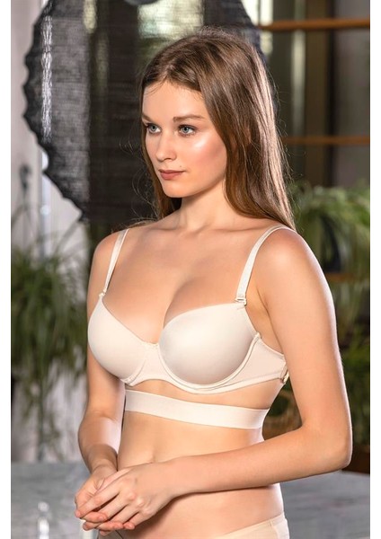 Günlük Kullanıma Uygun Aparatlı Sütyen Ten (TRK1480)