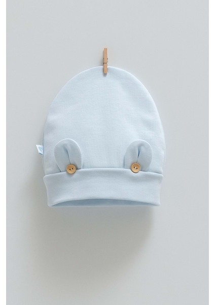 Cute Bear Detaylı Bere - Caramell - SPE1803 - Mavi - 0 - 1 Ay0 - 1 Ay - SPE1803-M-0 - 1 Ay0 - 1 Ay Mavi