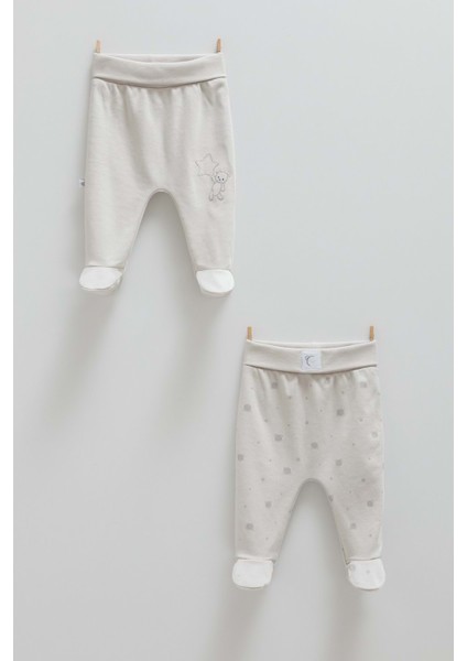 Cute Bear Patikli Ikili Pantolon - Caramell - APE1465 - Gri - 0 - 1 Ay0 - 1 Ay - APE1465-G-0 - 1 Ay0 - 1 Ay Gri