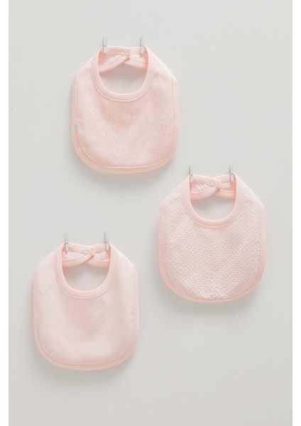 Tıny Lace Üçlü Mama Önlüğü - Caramell - ONK1891 - Pembe - St - ONK1891-PEMBE-ST Pembe