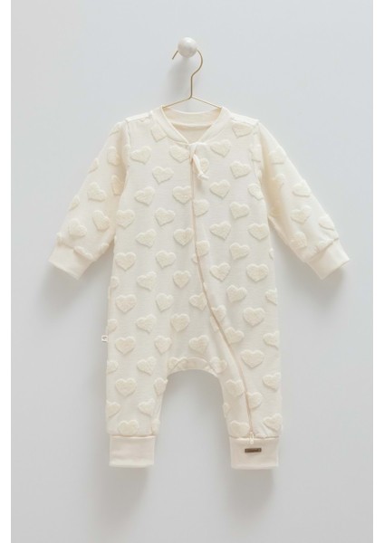 Cute Dreams Kalp Detaylı Uyku Tulumu - Tog 1.0 - Caramell - UTU1902 - Bej - 12 - 18 Ay - UTK1902-BEJ-12 - 18 Ay Bej