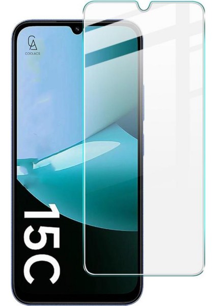 Xiaomi Redmi 15C ile Uyumlu Kılıf Esnek Premium Telefon Kılıfı ve Temperli Cam Ekran Koruyucu modelleri