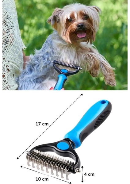 Plastik Saplı Metal Kedi Köpek Bakım Kıtık Tüy Topak Açıcı Tarak 1ADET ( Lisinya ) fiyatları