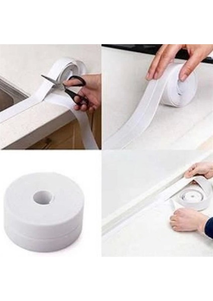 Su Sızdırmaz Banyo Mutfak Lavabo Küvet Izolasyon Şerit Bant Pratik Ürün ( Lisinya )
