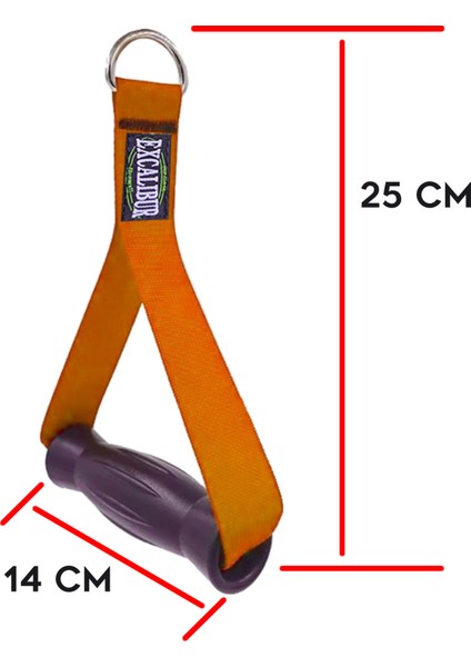 Fitness Elcik Turuncu Çift - 25 cm fiyatları