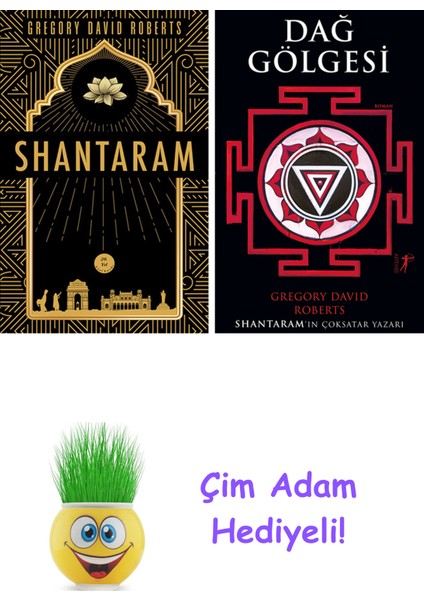 Gregory David Roberts 2 Kitap Seti + Çim Adam Hediye