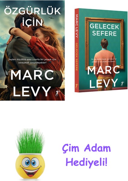 Marc Levy 2 Kitap Seti + Çim Adam Hediye