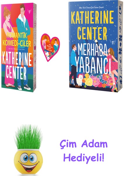 Katherine Center 2 Kitap Seti + Çim Adam Hediye