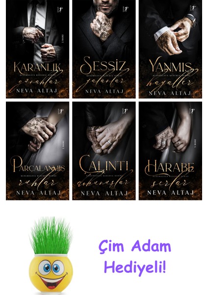 Neva Altaj 6 Kitap Seti + Çim Adam Hediye