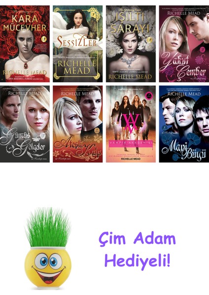 Richelle Mead 8 Kitap Seti + Çim Adam Hediye