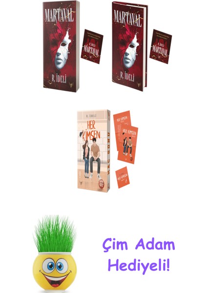 R. Ideli 3 Kitap Seti + Çim Adam Hediye