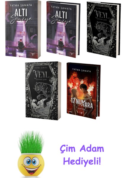Fatma Şamata 5 Kitap Seti + Çim Adam Hediye